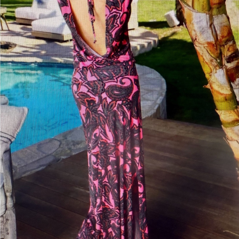 VERONICA M Zinnia, pink Maxi dress Large. Cruise in style ❤️vacation ready!